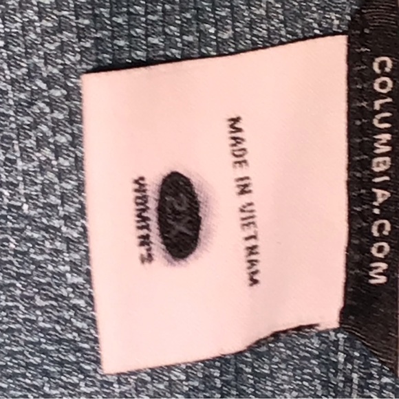 Columbia light blue rain jacket size 2X - Picture 5 of 5